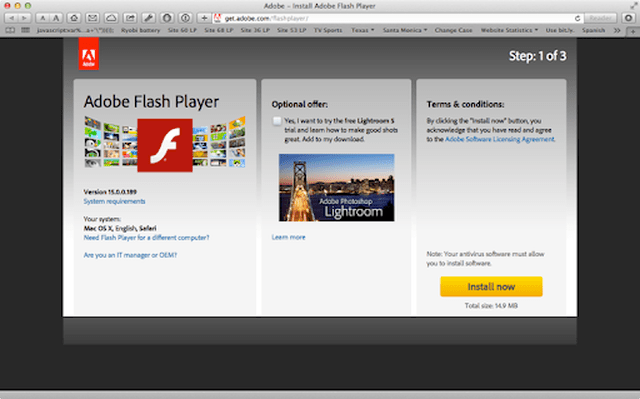 Adobe Flash Player Mac Yosemite Download